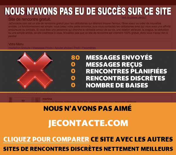 JeContacte.com: Revues, Commentaires & Arnaques